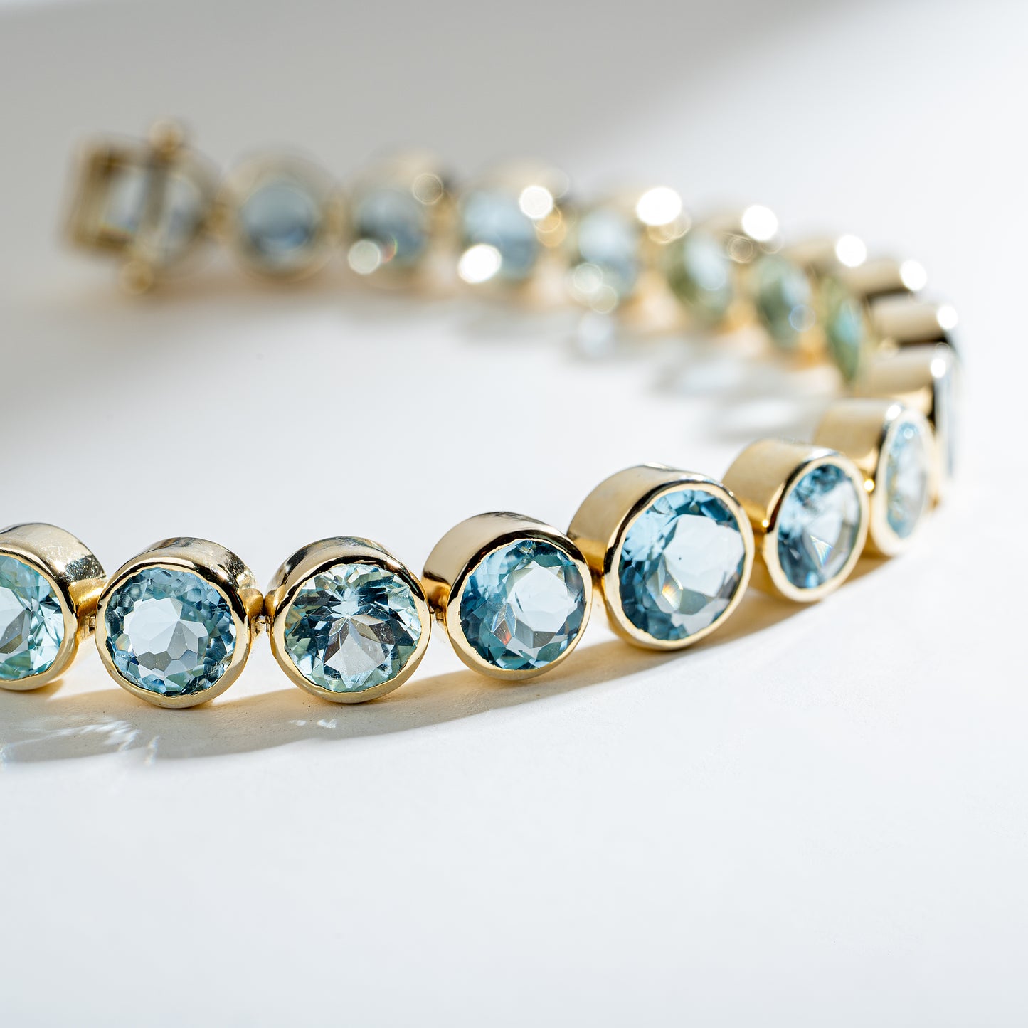 Tennis Bracelet - Aquamarine