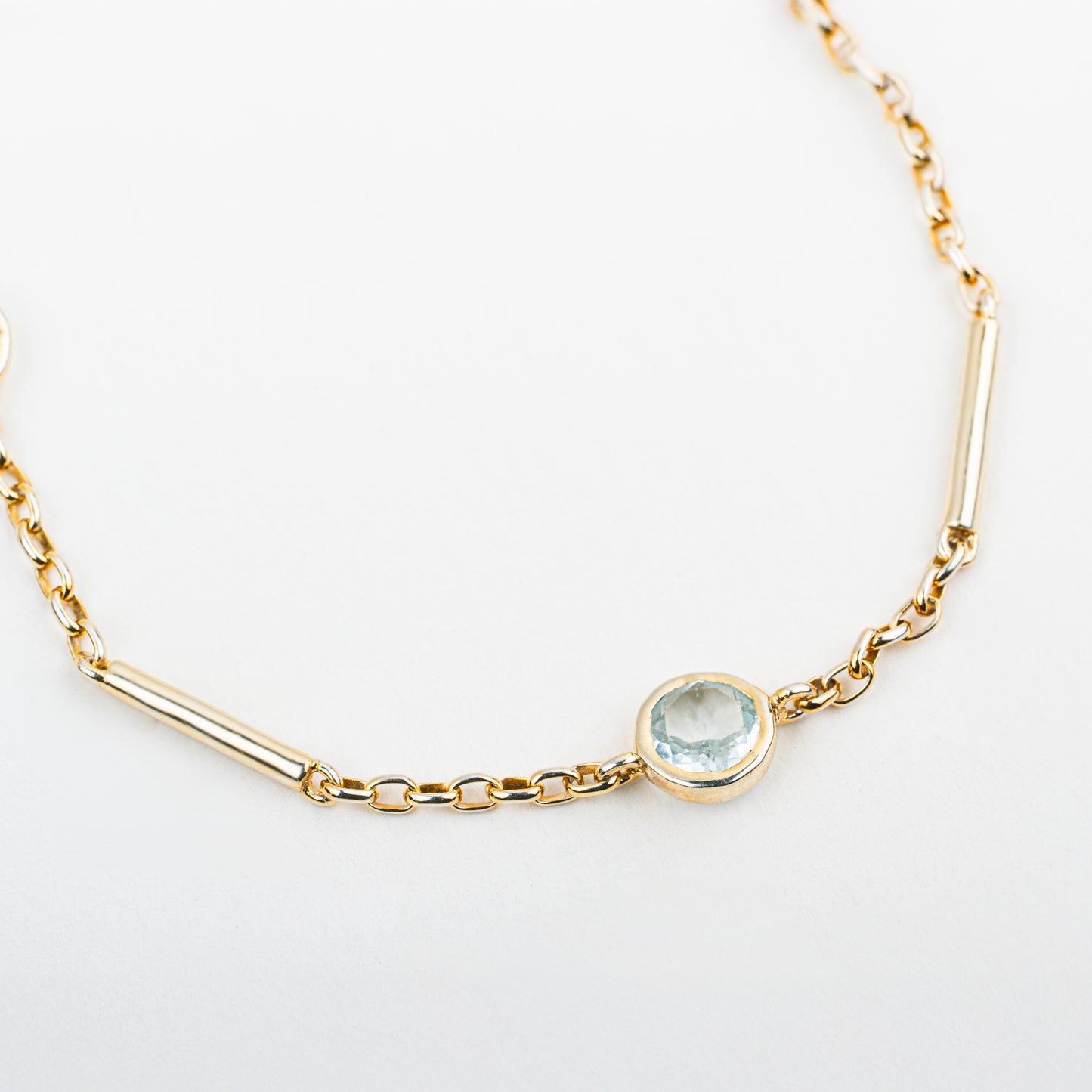 Dainty Bracelet - Aquamrine