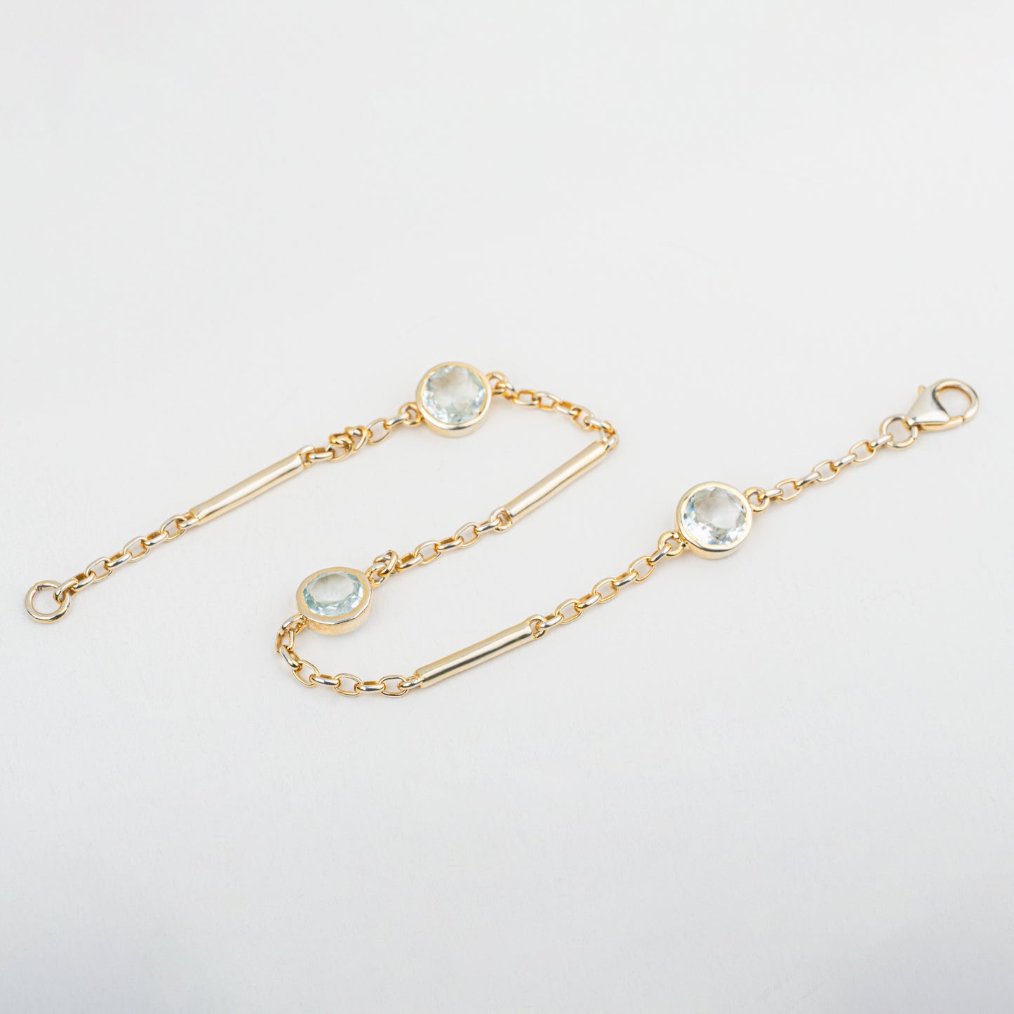 Dainty Bracelet - Aquamrine