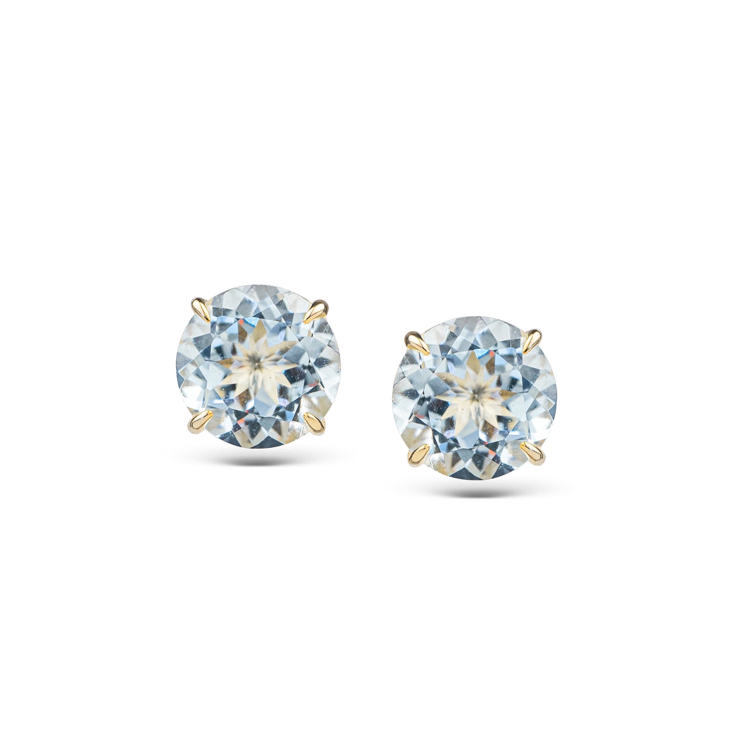 Aquamarine Studs