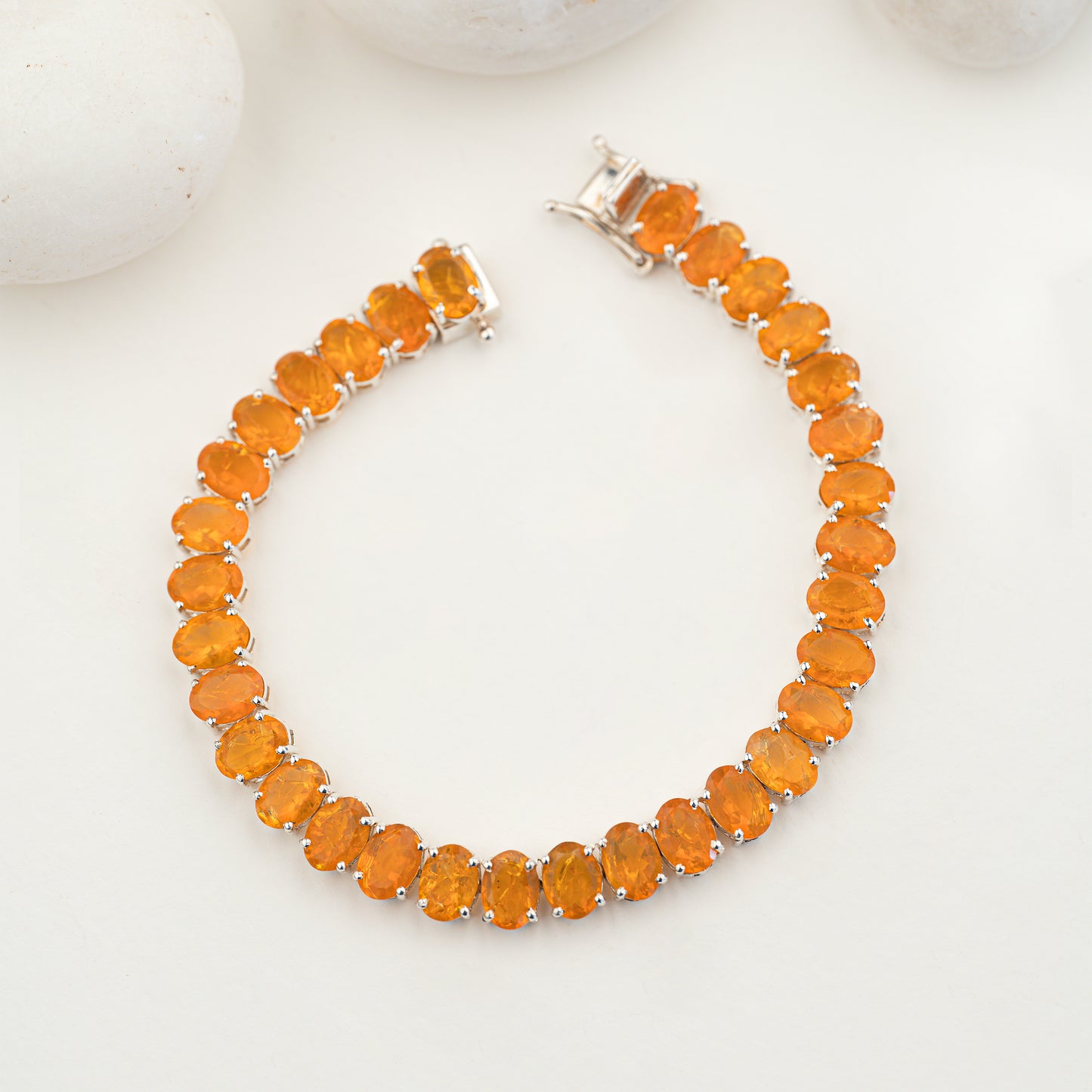 Tennis Bracelet - Fire Opal