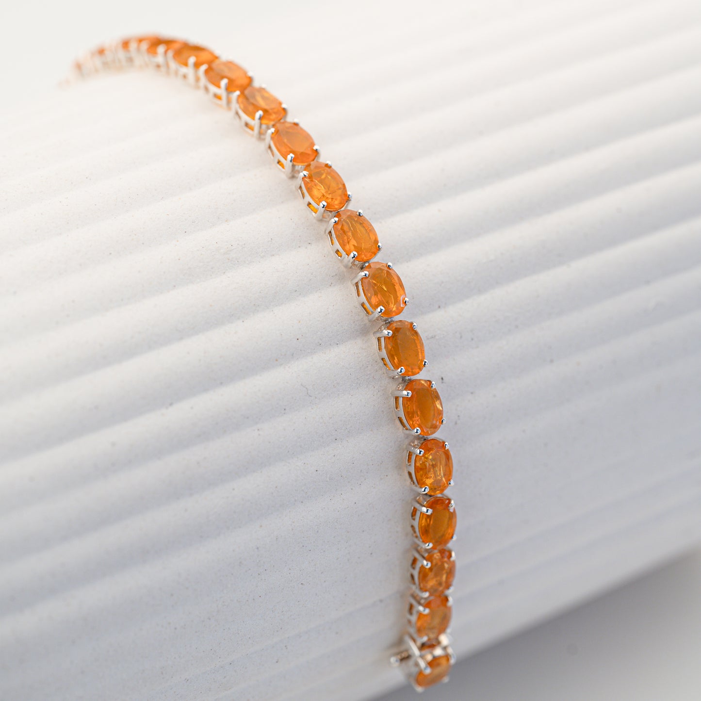 Tennis Bracelet - Fire Opal