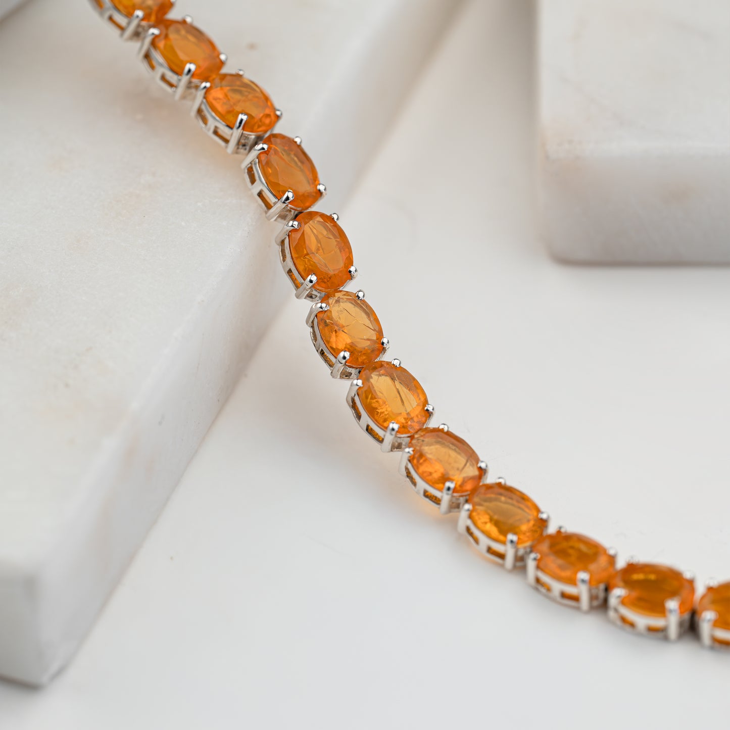 Tennis Bracelet - Fire Opal