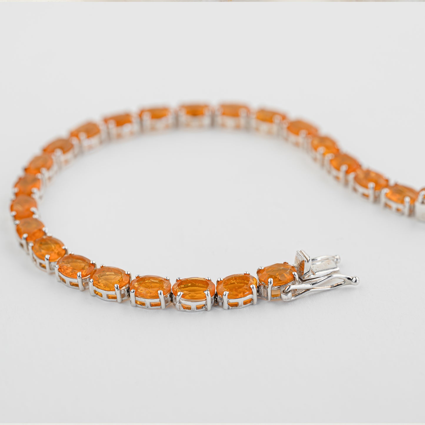 Tennis Bracelet - Fire Opal