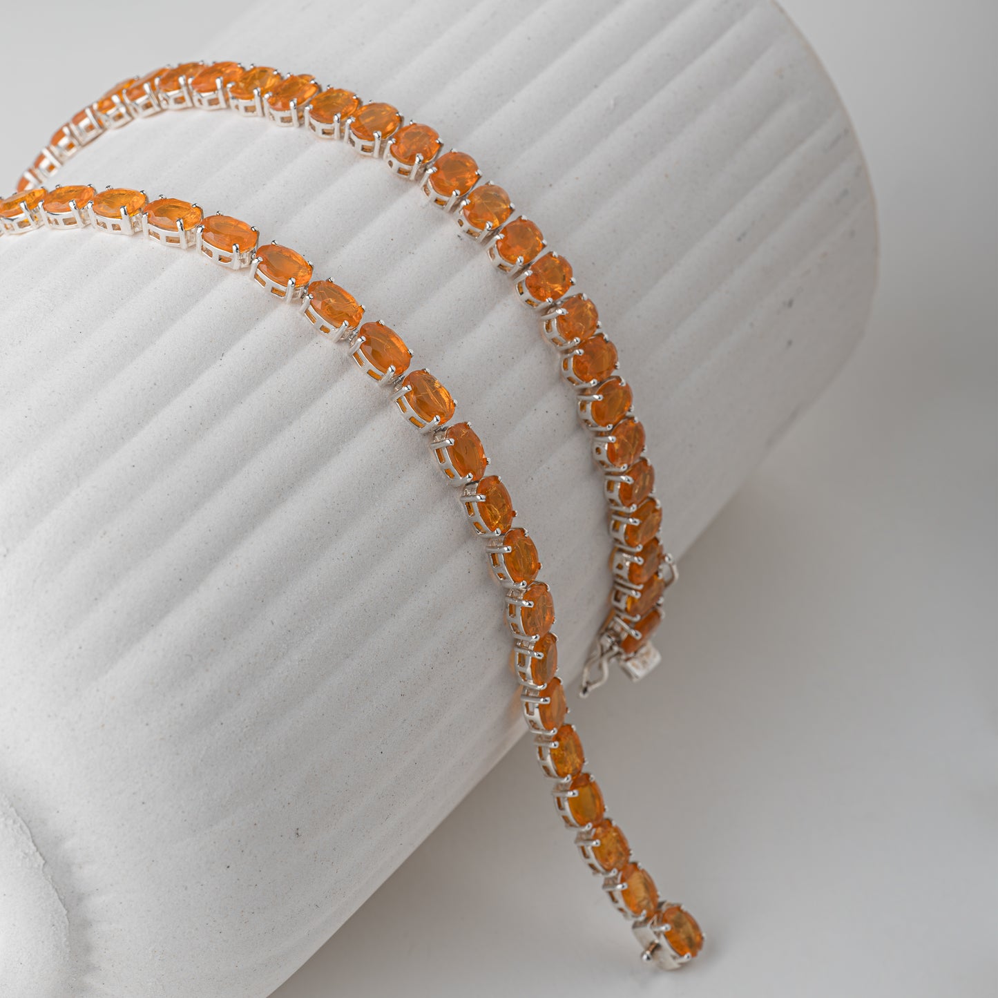 Tennis Bracelet - Fire Opal