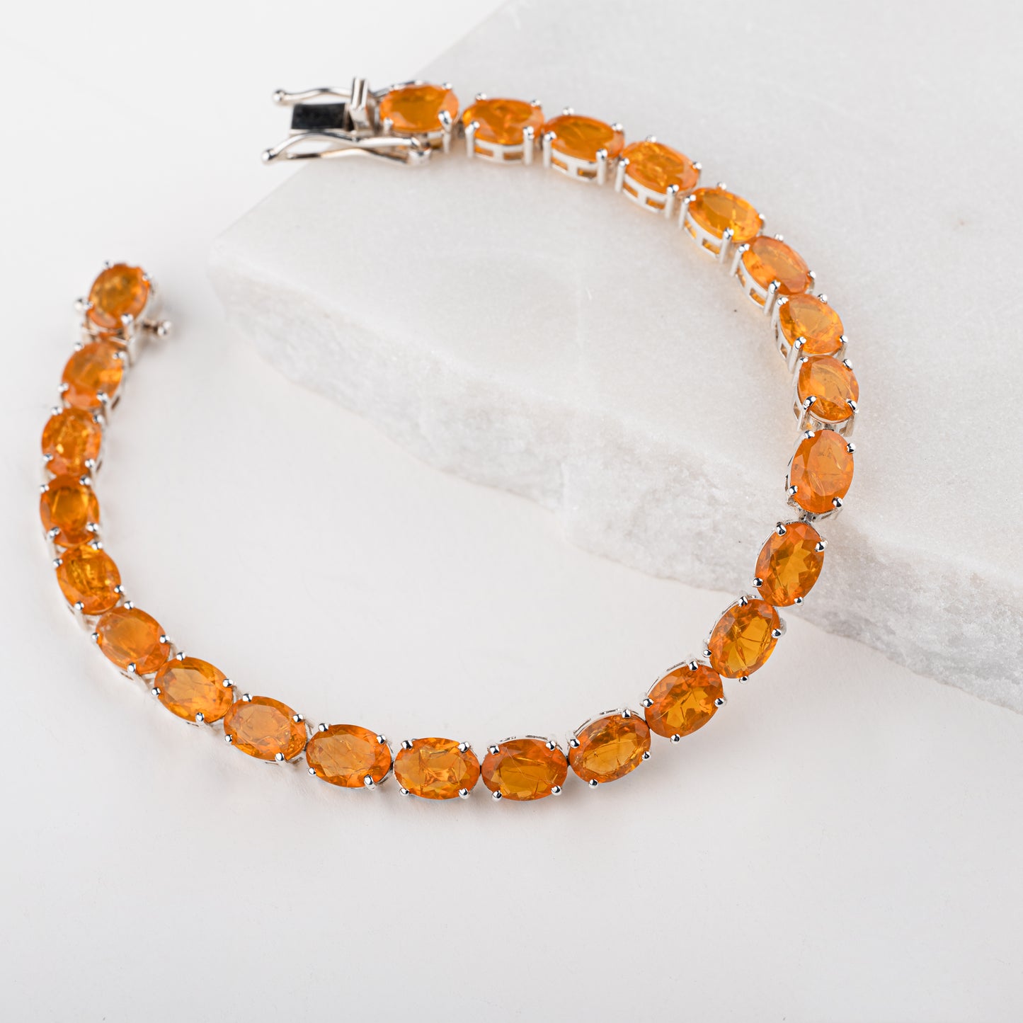 Tennis Bracelet - Fire Opal