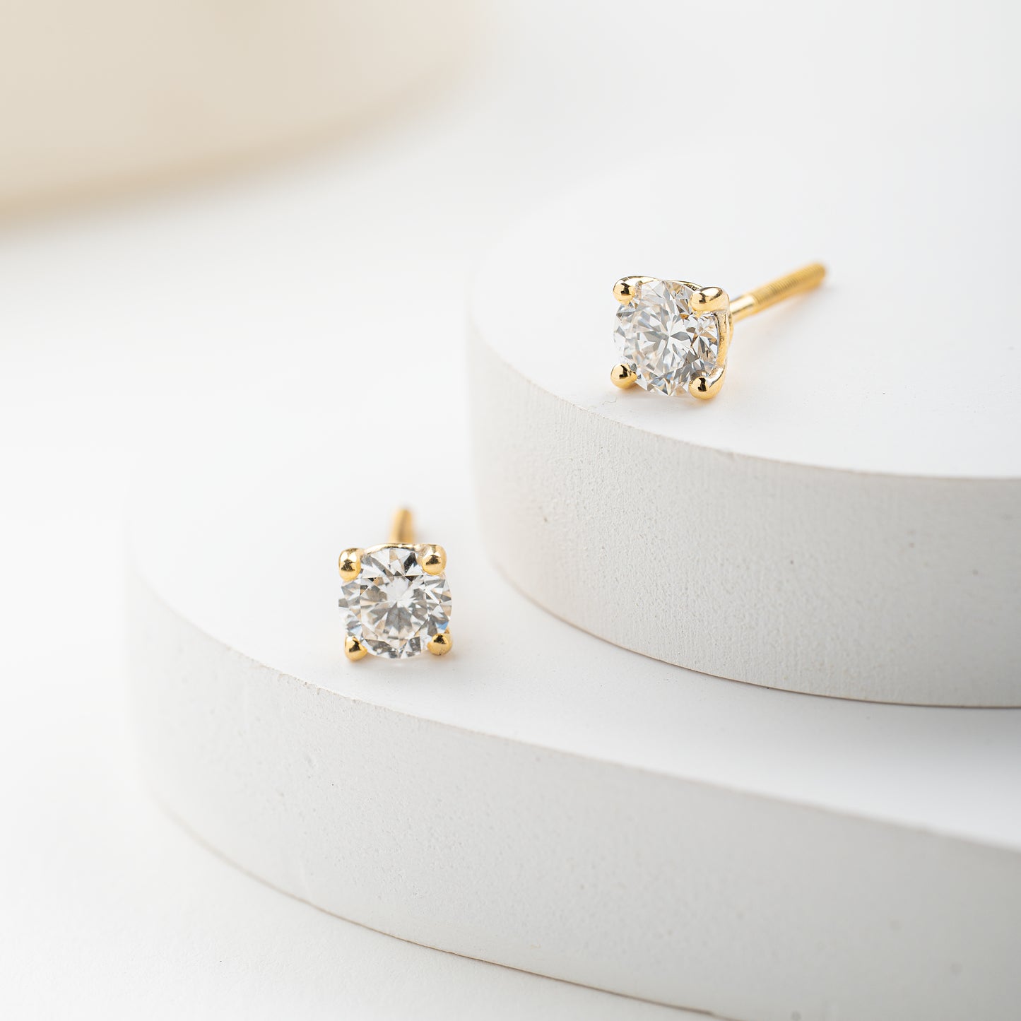Diamond Studs - Round Brilliant Cut