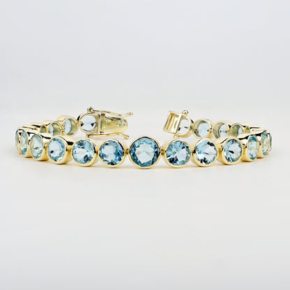 Tennis Bracelet - Aquamarine