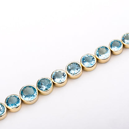 Tennis Bracelet - Aquamarine