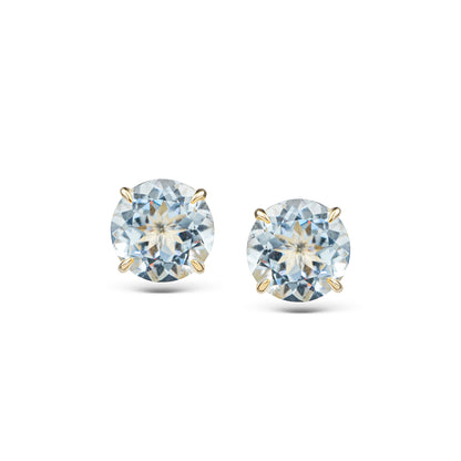 Aquamarine Studs