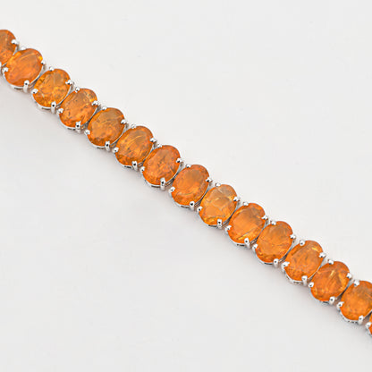Tennis Bracelet - Fire Opal