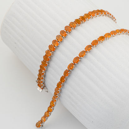 Tennis Bracelet - Fire Opal