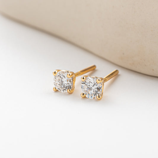 Diamond Studs - Round Brilliant Cut