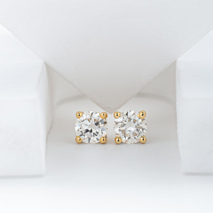 Diamond Studs - Round Brilliant Cut