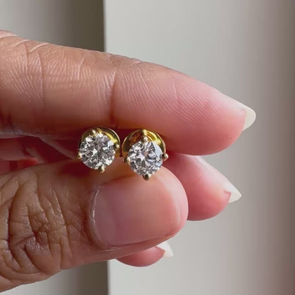 Diamond Studs - Round Brilliant Cut